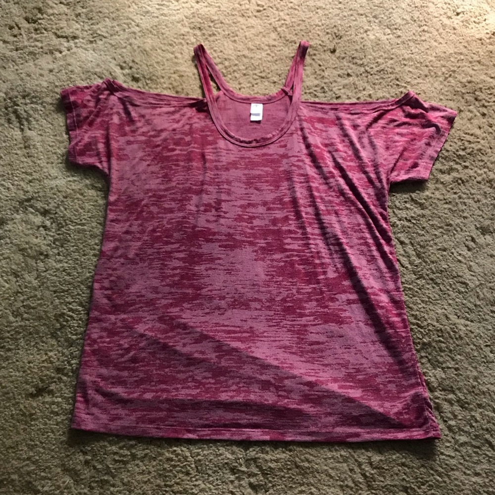 Alternative Apparel cold shoulder top